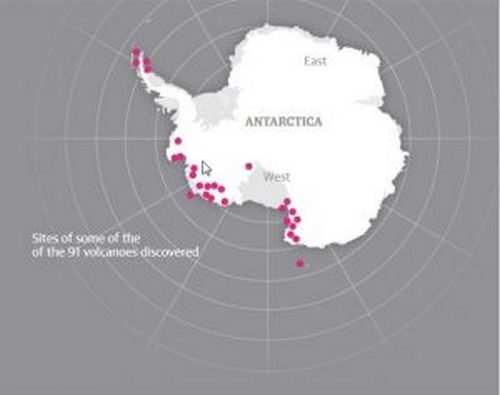 Вулканы Антарктиды грозят новым Всемирным потопом