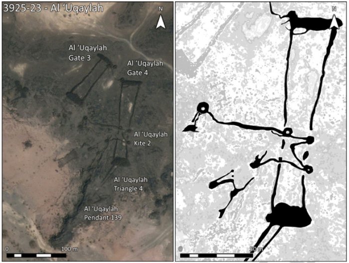 В Аравии обнаружили множество каменных древних стен с пирамидками