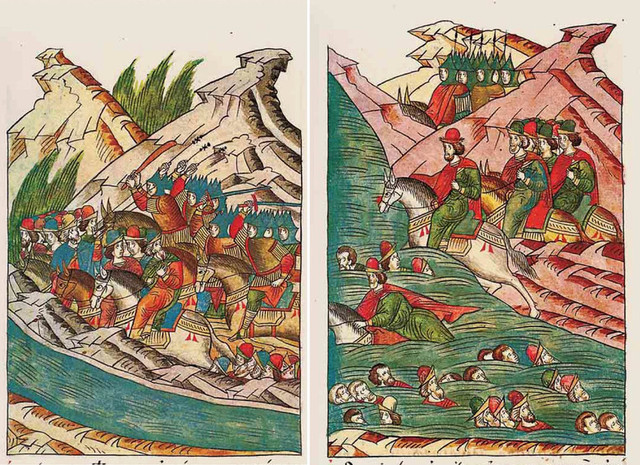 Битва на реке Пьяне и бегство побежденных