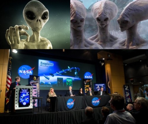 инопланетяне, Конспирология, пресс-конференция