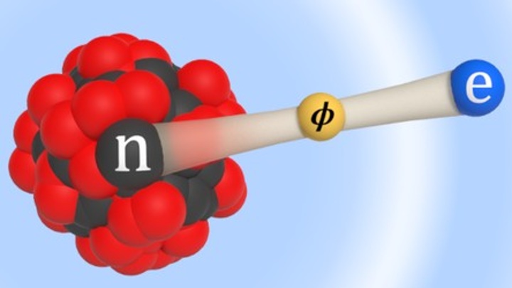 Возможно, нейтрон в ядре испускает тёмные бозоны, которые воздействуют