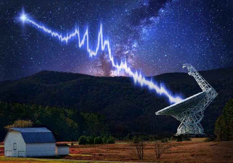 Обнаружен странный повторяющийся сигнал исходящий из центра Млечного Пути