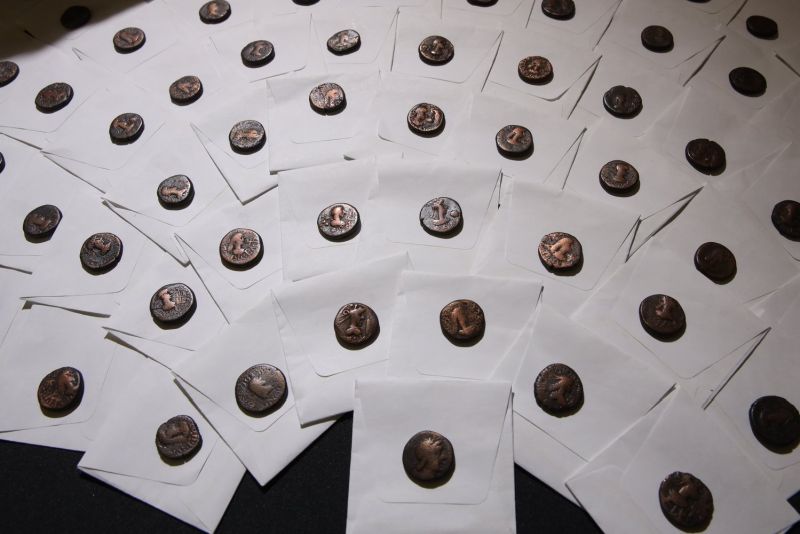 Клад из 82 медных монет-статеров