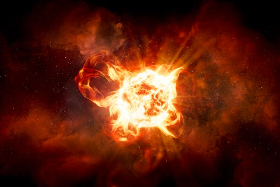 Астрономы засняли гибель крупнейшей звезды Млечного Пути