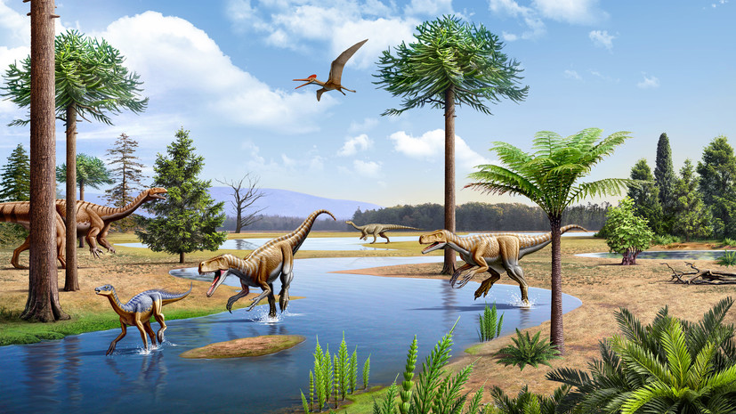 Почему динозавры не вымерли во время вулканических зим триасового периода