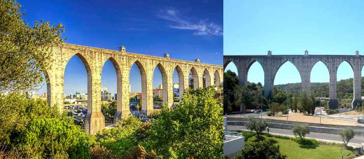 Агуаш Либриш - история акведука в Португалии
