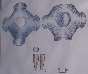Ритуальные предметы, найденные в Власовском лабиринте