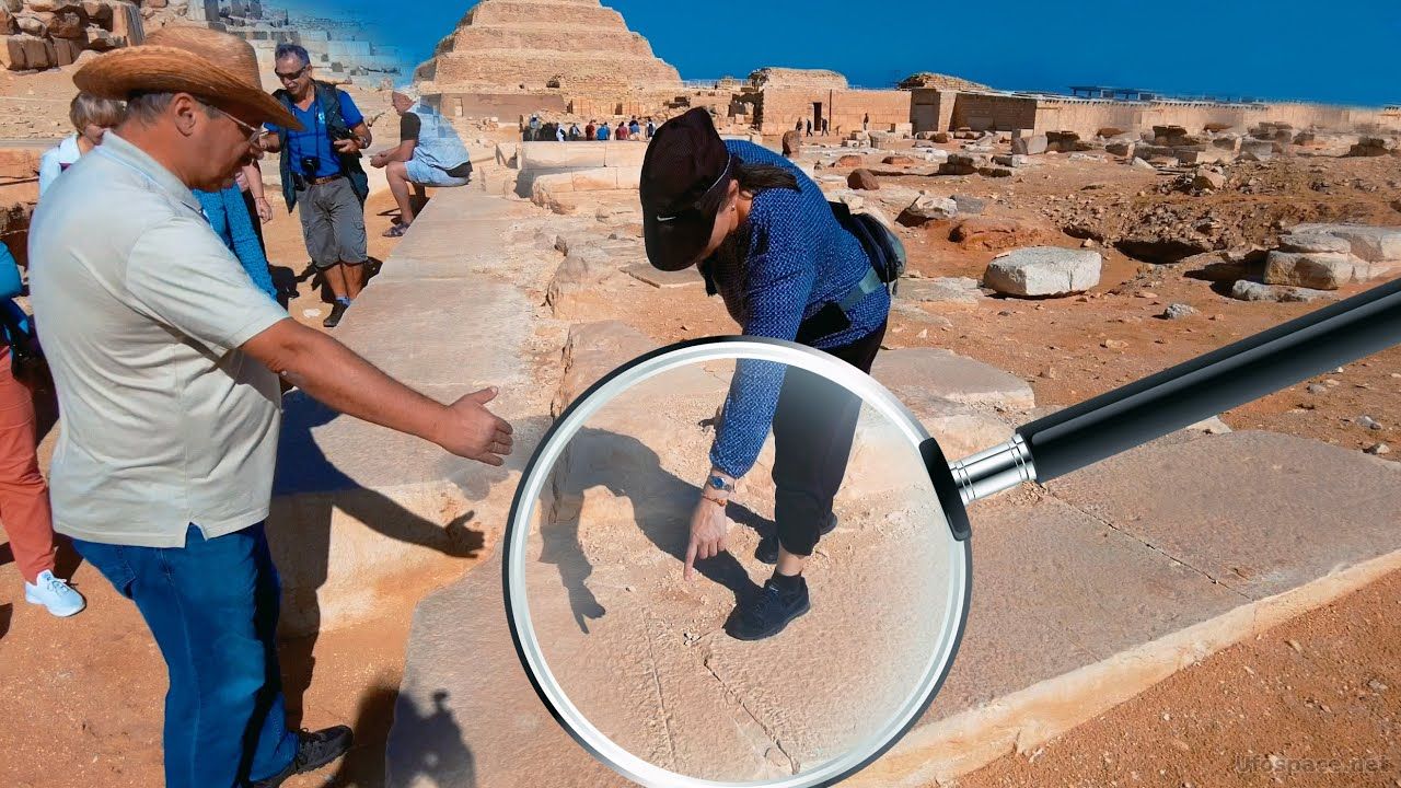 Тайны Египта: Туристам не покажут - Древние пропилы пирамиды Унаса