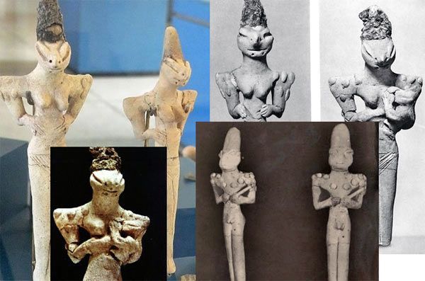В разных культурах регулярно находят древние фигурки людей-рептилий