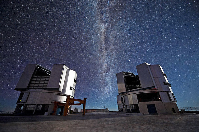 Телескоп Европейской южной обсерватории в Чили