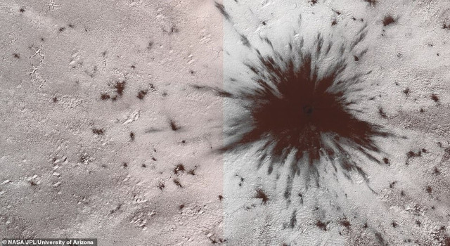 Тайны космоса, Марс, кратер