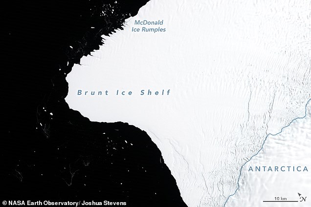 ледник, трещина, Антарктида