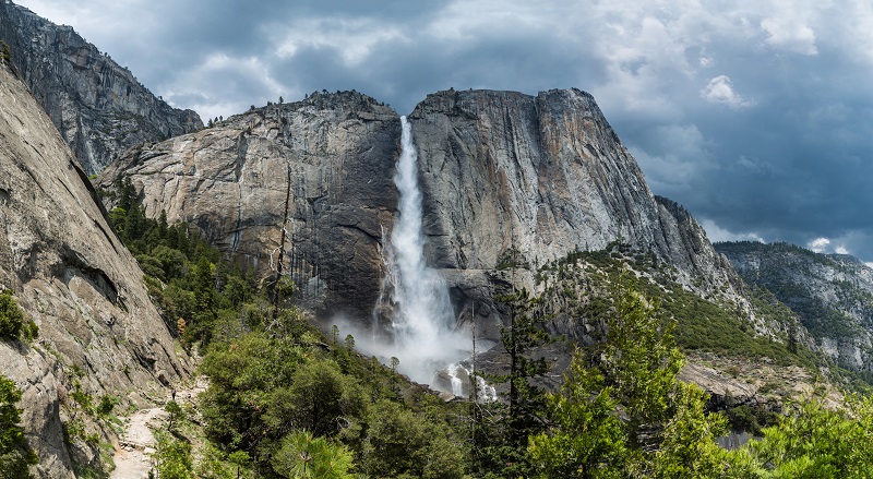 водопад, США, Удивительная природа, природа
