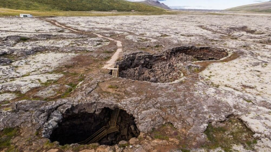 пещера, Исландия, история, археология, викинги