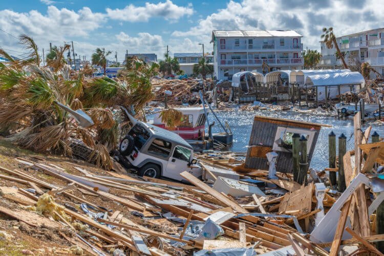 Последствия урагана «Майкл» в 2018 году во Флориде, США