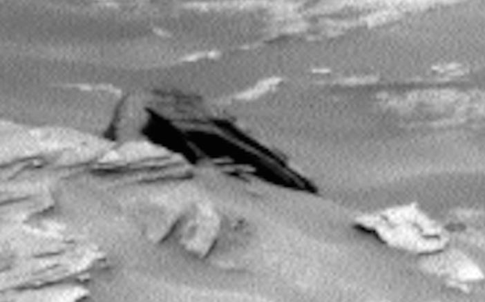 Обломки "инопланетного корабля" были обнаружены исследователем на Марсе