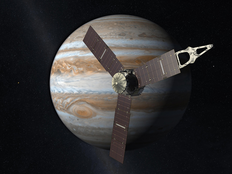«Juno» раскрыл глубину Большого красного пятна Юпитера