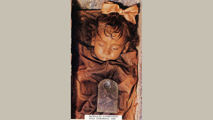 Одна из самых известных детских мумий Палермо – забальзамированные ост