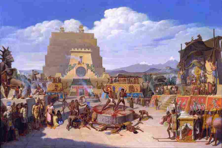 Так Вальдек представлял ритуалы майя