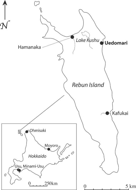 Местоположение памятника Уэдомари-5, где были найдены человеческие ост