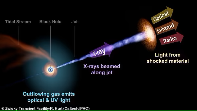 В 1 000 ТРИЛЛИОН раз ярче Солнца: Сверхмассивная черная дыра "сжимает"