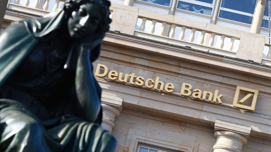 Акции Deutsch Bank падают после того, как стоимость обеспечения