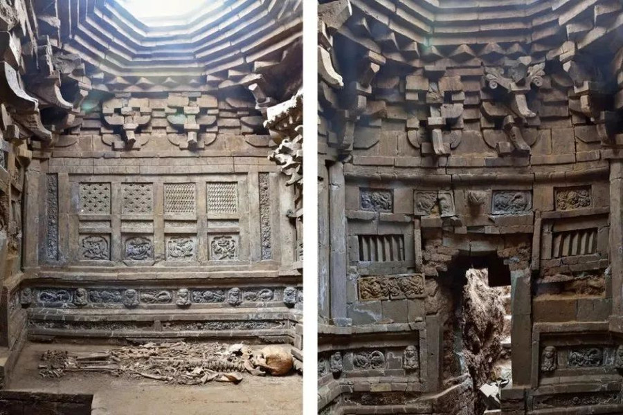 В Китае обнаружена богатая гробница династии Цзинь
