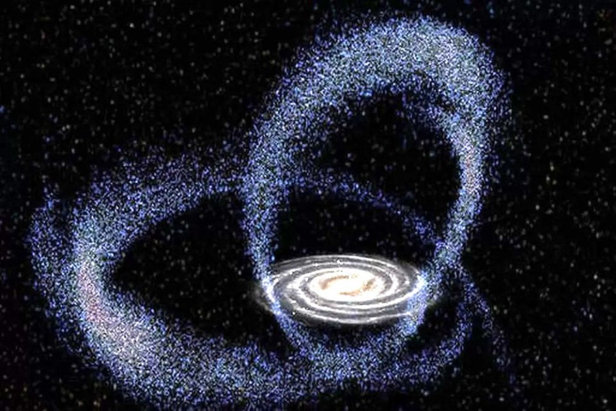 Неизвестный звездный поток замечен на границе Млечного Пути