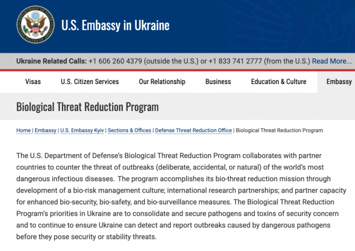 Россия заявила, что в американской биолаборатории в Украине обнаружены