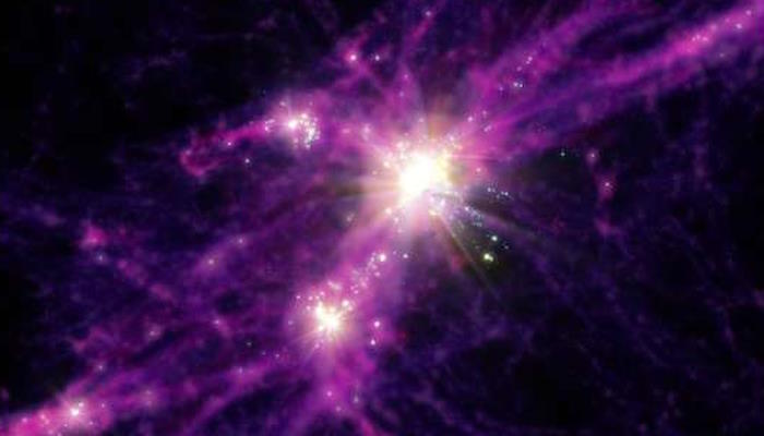 Всплески звездообразования объясняют загадочную яркость на космическом рассвете