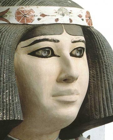 Высокотехнологичные глаза статуй древнего Египта