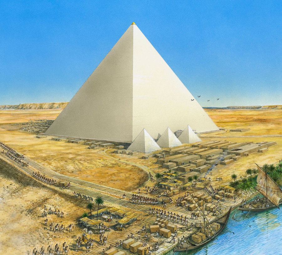 Великая пирамида Гизы: тайны утерянной красоты