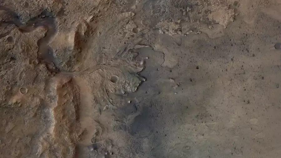 В марсианском кратере Езеро нашли следы существования двух озер