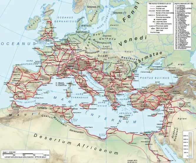 Генетики восстановили карту мобильности в Римской империи