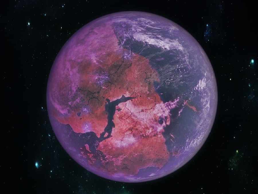 Авторы исследования изучили, как будут выглядеть в отраженном свете экзопланет пурпурные бактерии