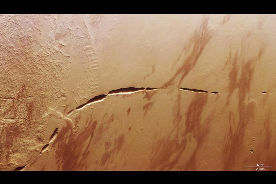 Похожий на змею объект сфотографировали на Марсе