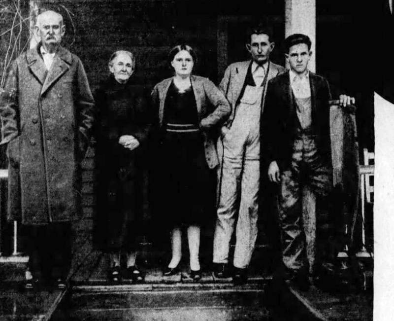 Таинственные пожары в доме Уильямсонов, Блейденборо, 1932