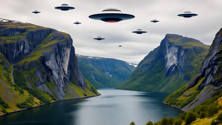 НЛО над Норвегией: военные США фиксируют аномалии у фьордов НЛО над Норвегией: военные США фиксируют аномалии у фьордов