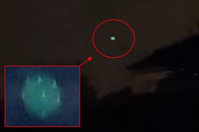 В Техасе во время мощной грозы наблюдали НЛО