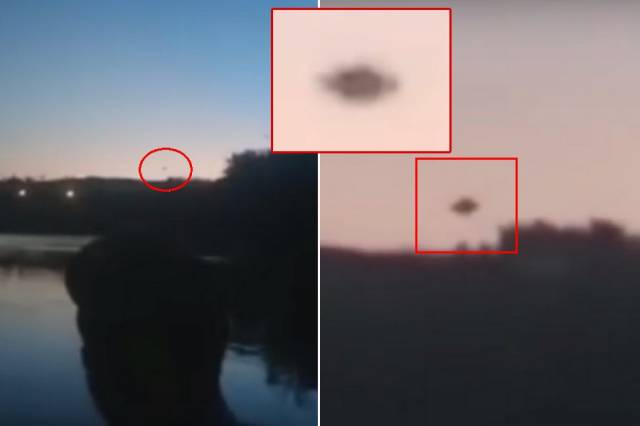 В Бразилии рыбаки поймали на видео огромный НЛО