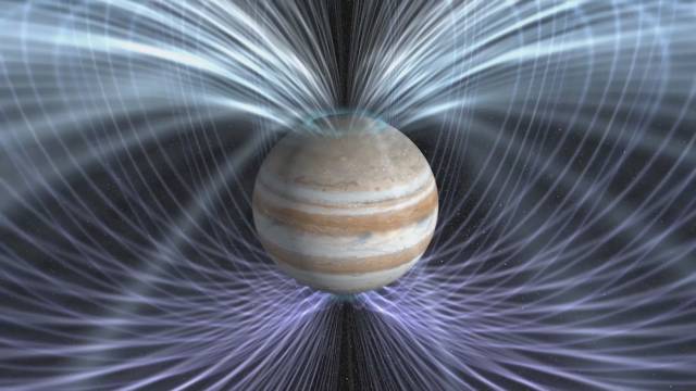 происхождение гигантской магнитосферы Юпитера