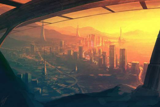 Иллюстрация: Speedpaint - Future City by ANTIFAN-REAL