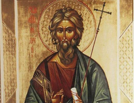 Икона Андрея Первозванного из Андреевского собора