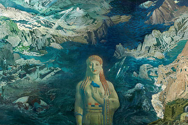 Картина Леона Бакста, изображающая гибель античной цивилизации