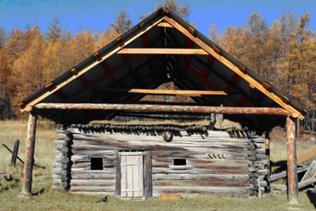 Старая изба в Якутии