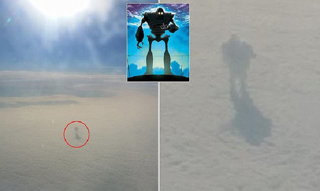 Облачный человек: вид с высоты 10 тысяч метров