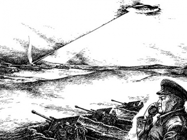 Появление НЛО во время танкового сражения на Прохоровском поле