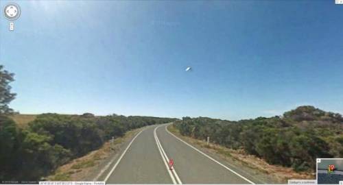 В Google Earth разглядели летающую тарелку