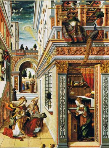 «Благовещение со святым Эмидием», 1486 год