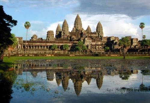 Храмовый комплекс, город Ангкор-Ват божество Камбо